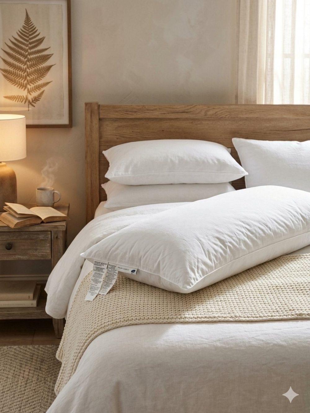 Boll & Branch Down Alternative KING Pillow Soft Density